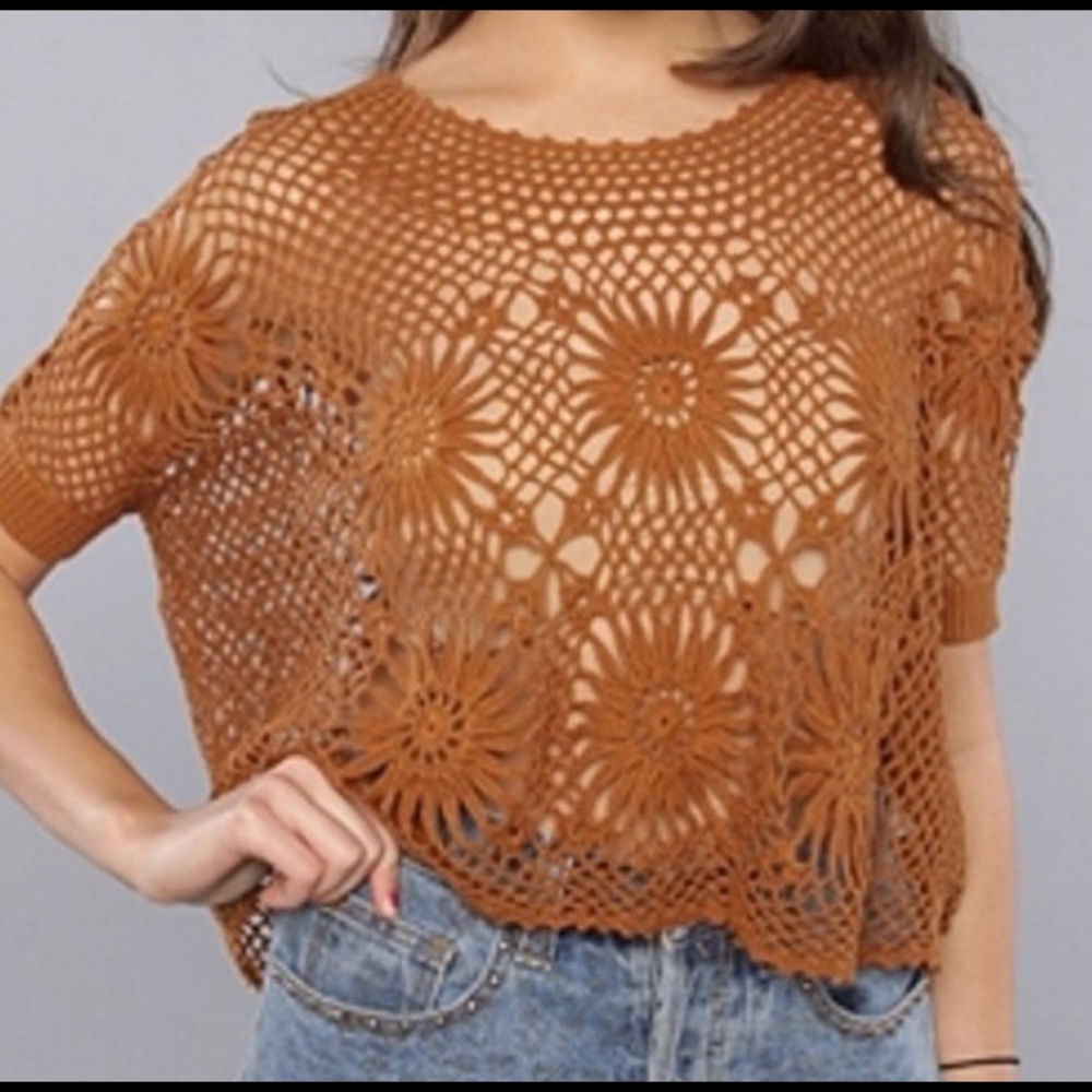 Free people Crochet top